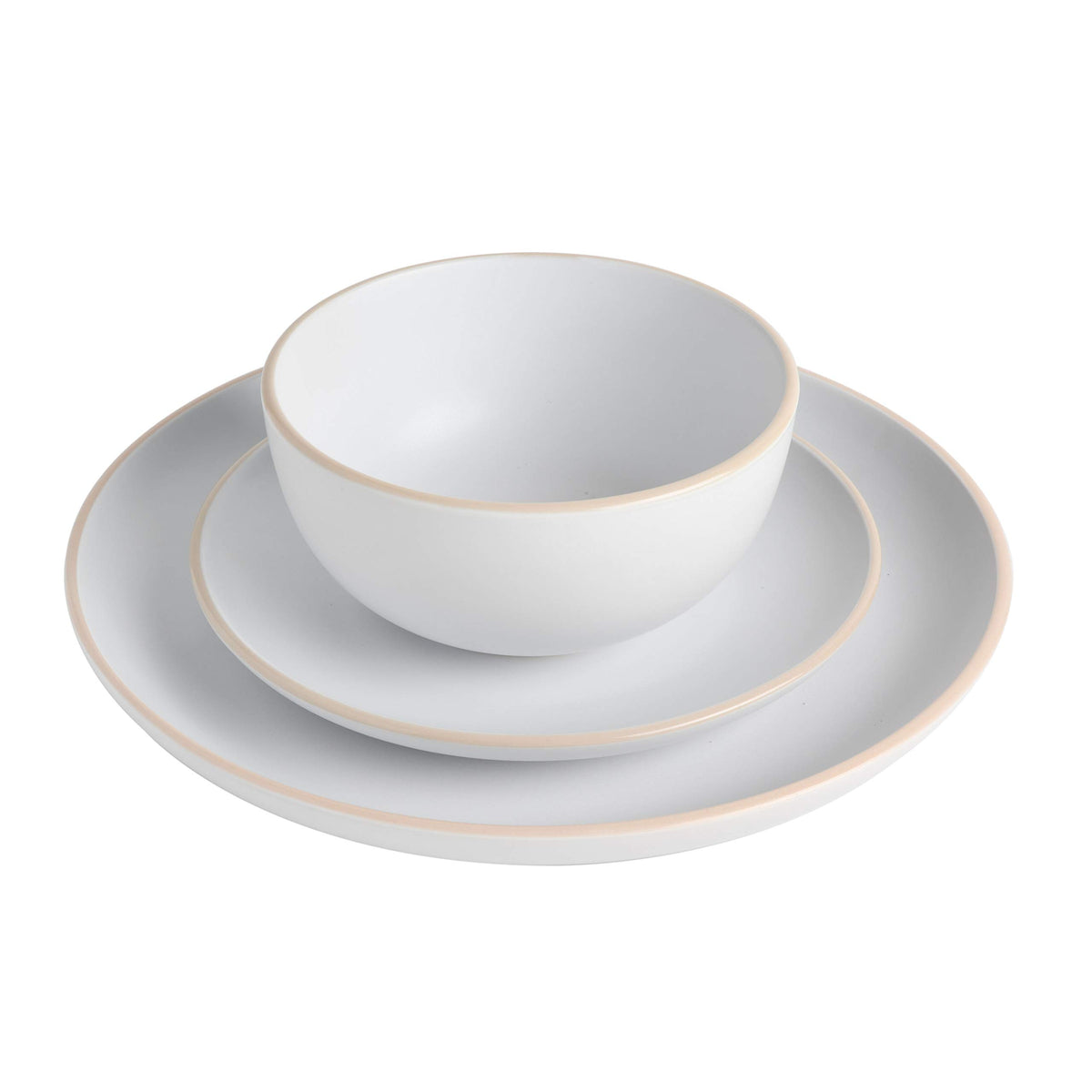 Gibson Home Rockaway bowls in durable stoneware for soups and sides.