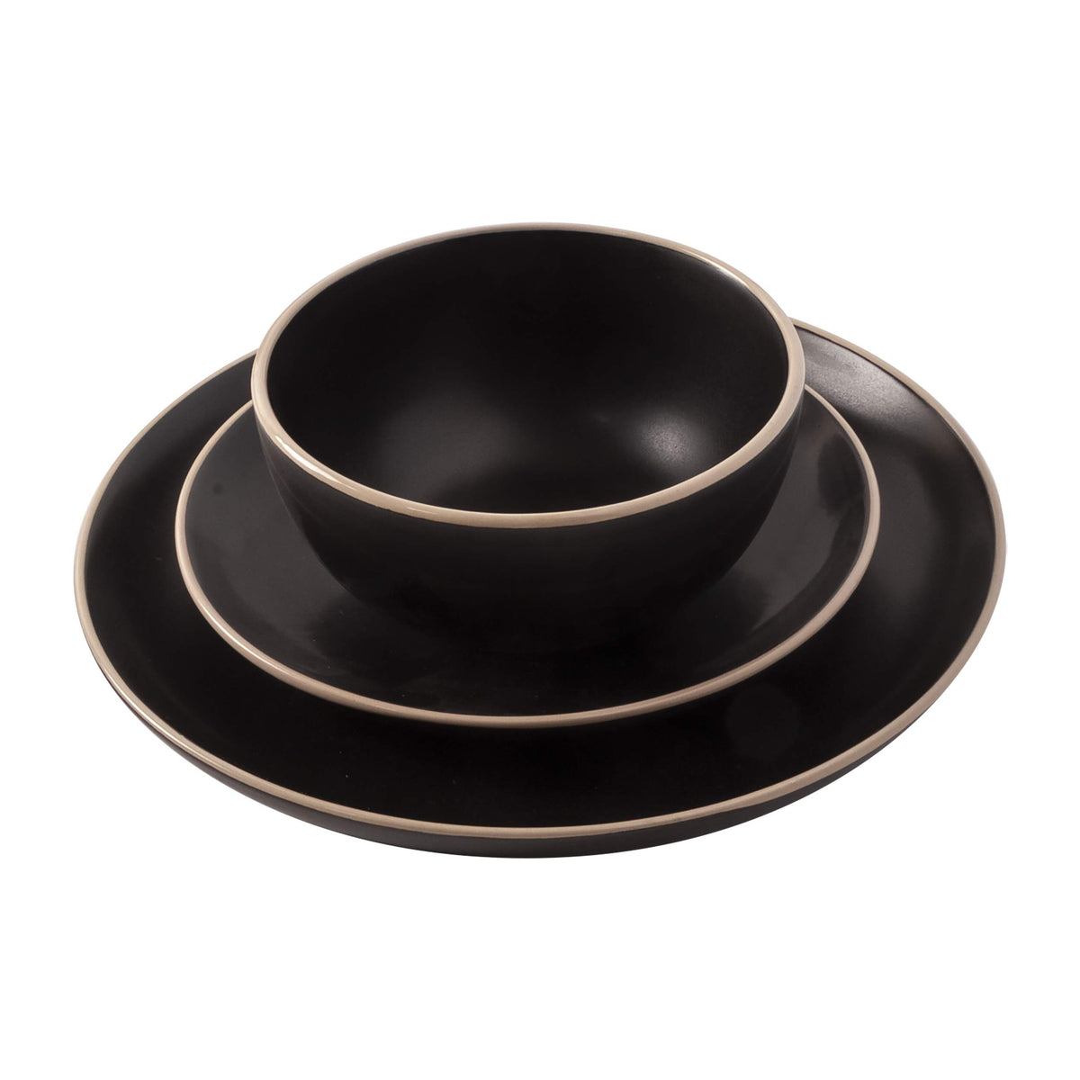 Gibson Home Rockaway 6-inch bowl, 26.5-ounce capacity, microwave-safe for reheating leftovers.