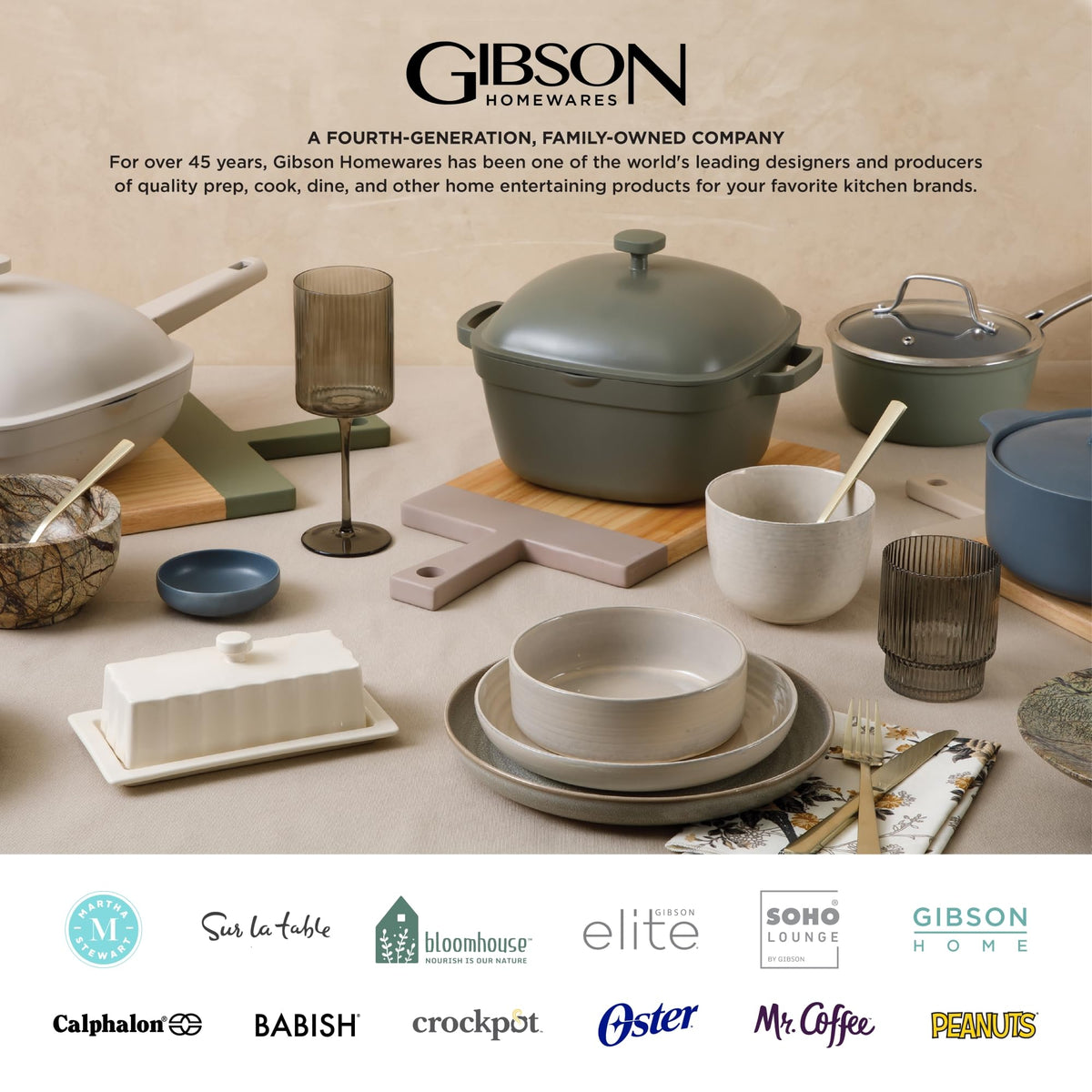 Gibson Home Rockaway dishwasher-safe dinnerware for easy cleanup after meals.