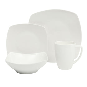 Gibson Home Zen Buffet porcelain shown as dishwasher-safe for easy cleanup.