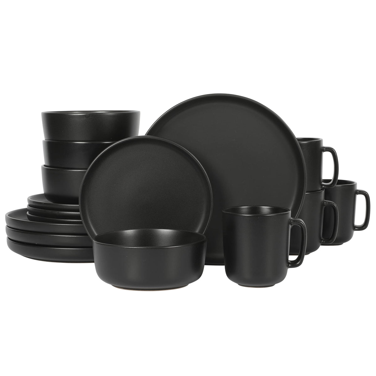 Gibson Home Zuma stoneware dinner plate 10.5 inches, sturdy for everyday meals and stylish table setting.