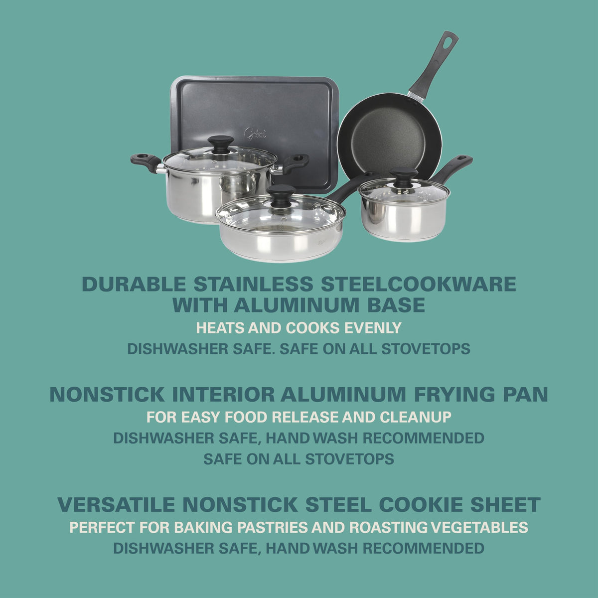 Gibson Home stainless steel flatware set delivers everyday elegance and durability