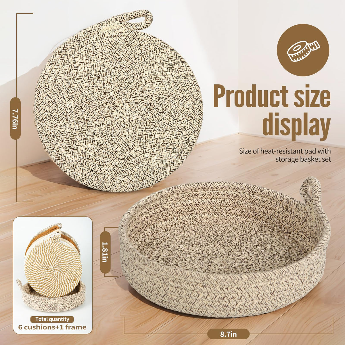 GICDSX Gardenia quartz countertop protection hot pads prevent heat marks
