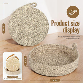 GICDSX Gardenia quartz countertop protection hot pads prevent heat marks