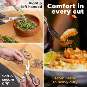 Gidli multi-functional design handles meat, herbs, and packaging