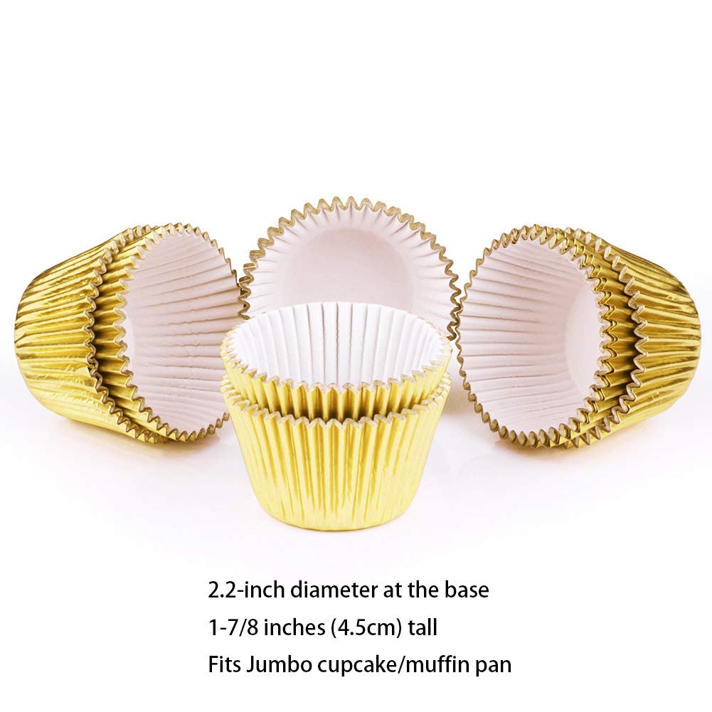 GiFBERA liner showing fit for large jumbo cupcake pans for even baking