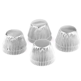 Gifbera jumbo liners displayed with cupcakes show even bake quality.