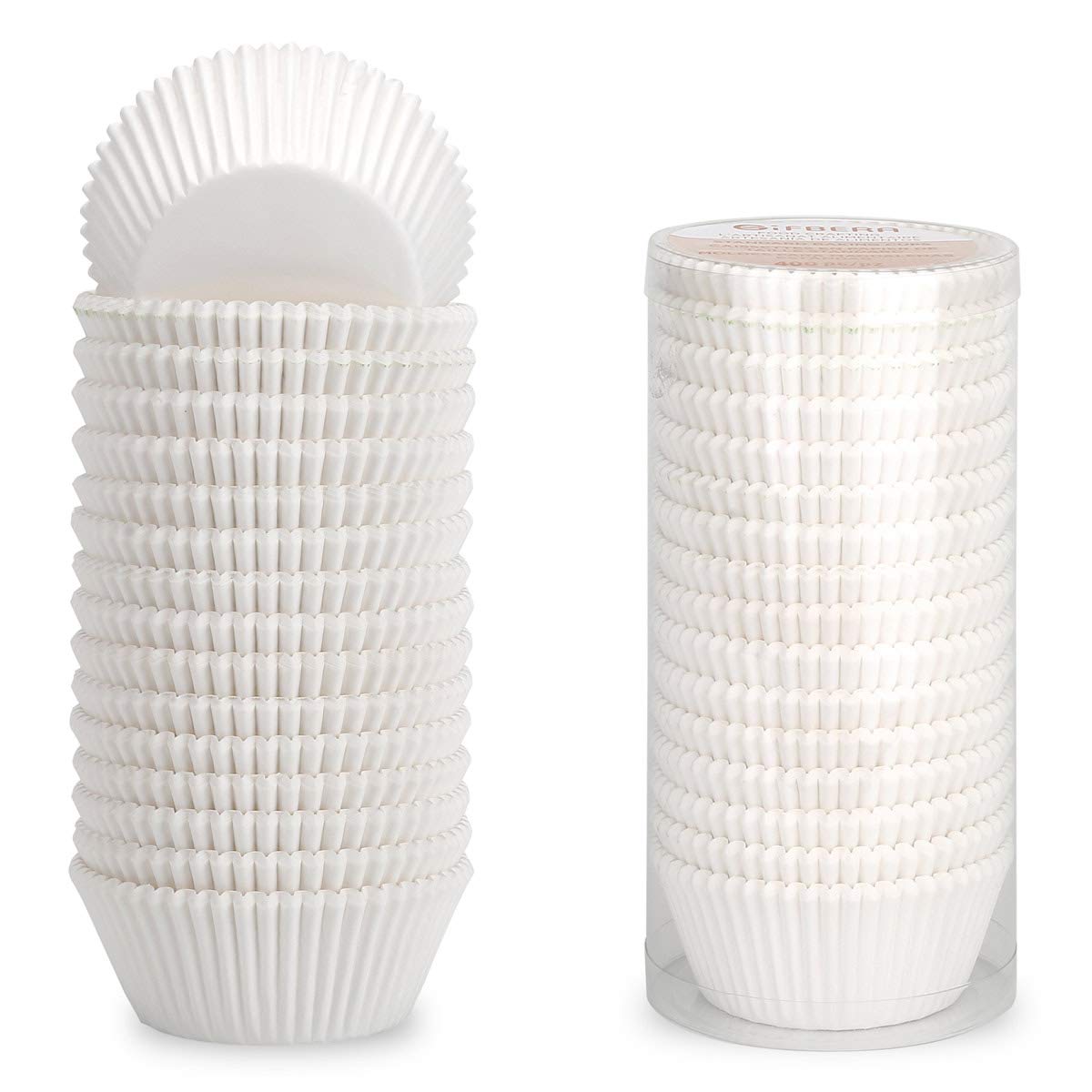 Gifbera pastel white liners suitable for themed parties and stylish presentations