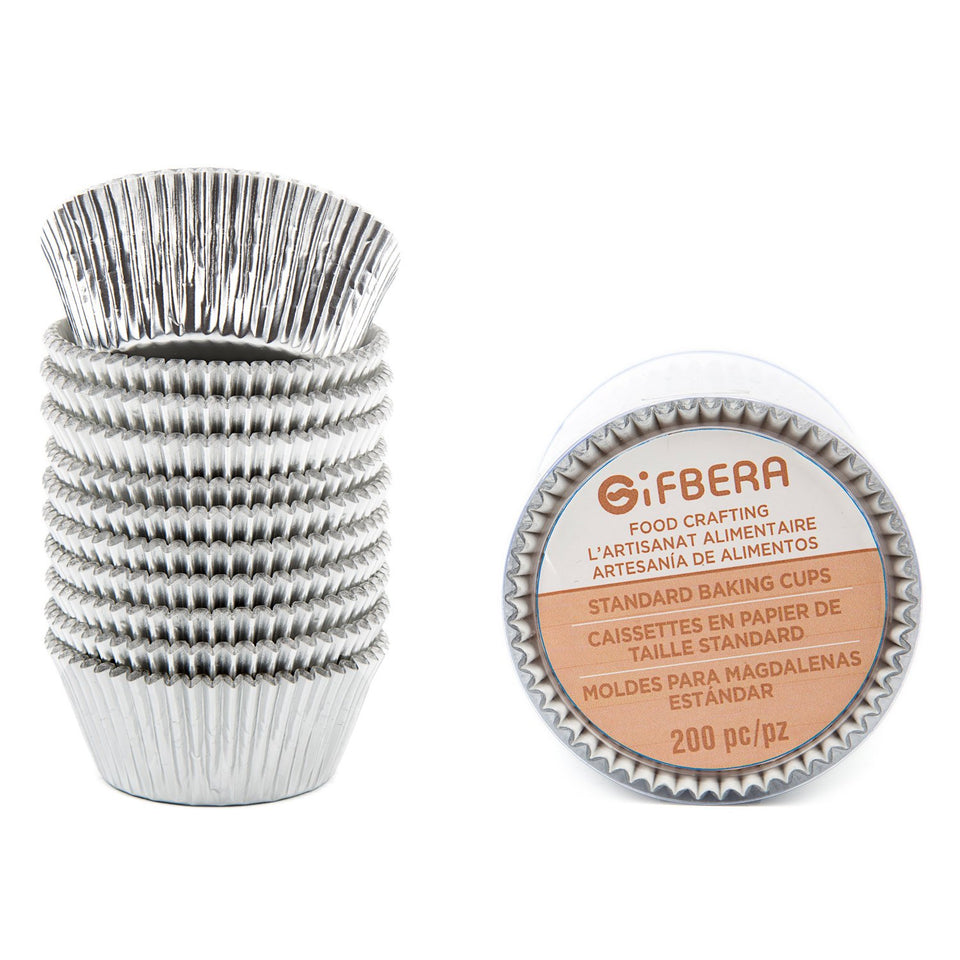 Gifbera standard silver liners for easy baking prep and clean release