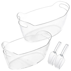 Gifhomfix 6.5L ice bucket front view for easy bottle chilling