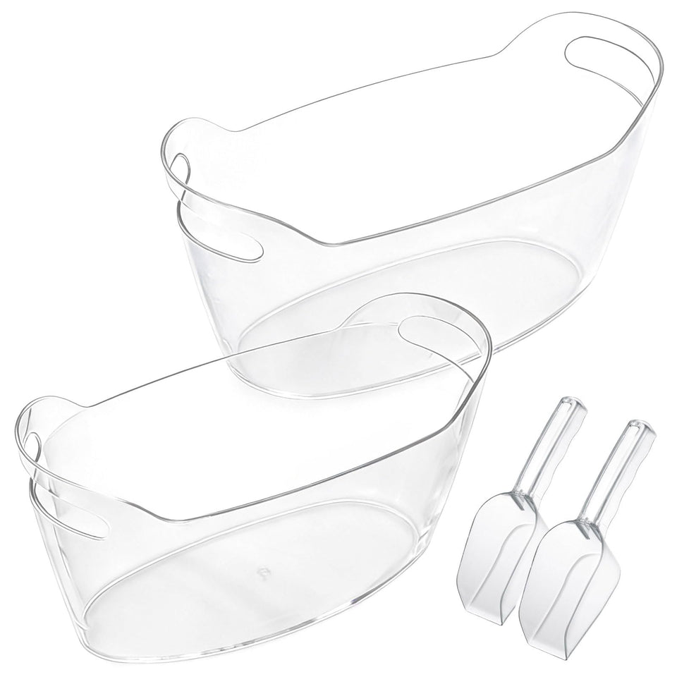 Gifhomfix 6.5L ice bucket front view for easy bottle chilling