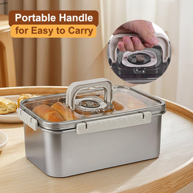 Gifhomfix bread box air flow valve lets you balance freshness.