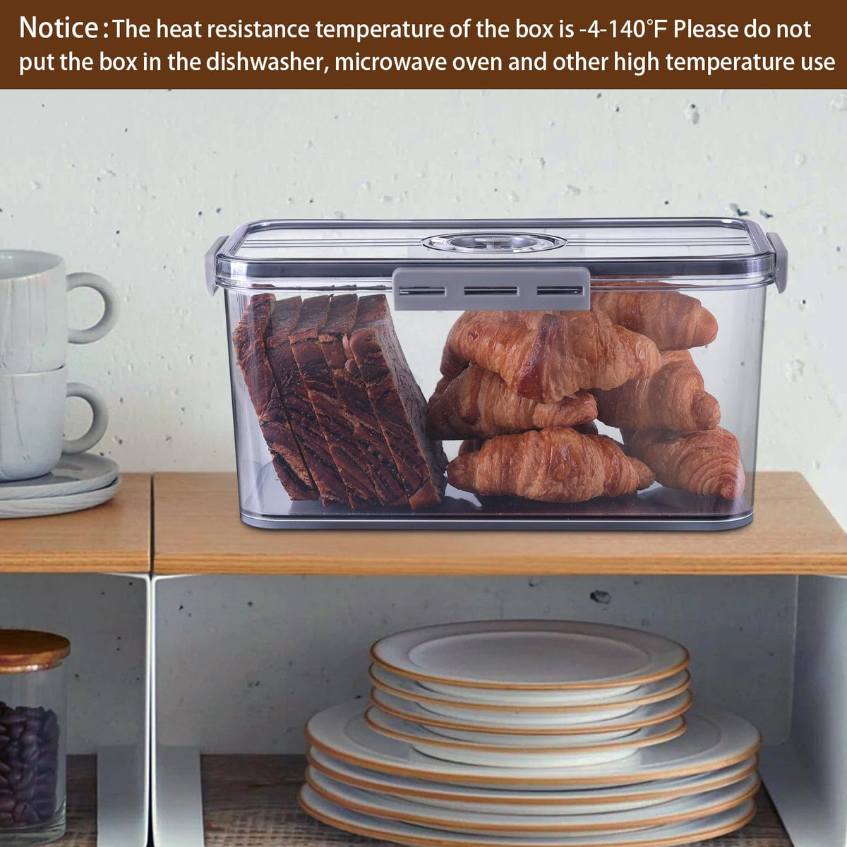 Gifhomfix detachable drain board helps manage moisture during storage.