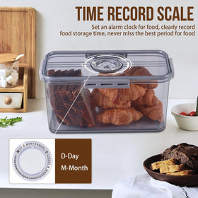 Gifhomfix food-grade container allows visible contents without opening.