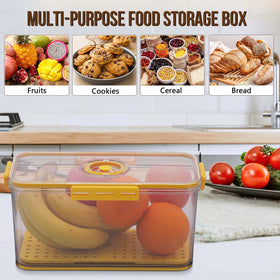 Gifhomfix bread box used for bread and produce storage to stay fresh.