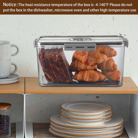 Gifhomfix food-grade storage for bread, fruits, and snacks on the counter.