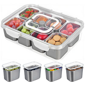 Gifhomfix Snackle Box lid and handle for easy carry on the go.