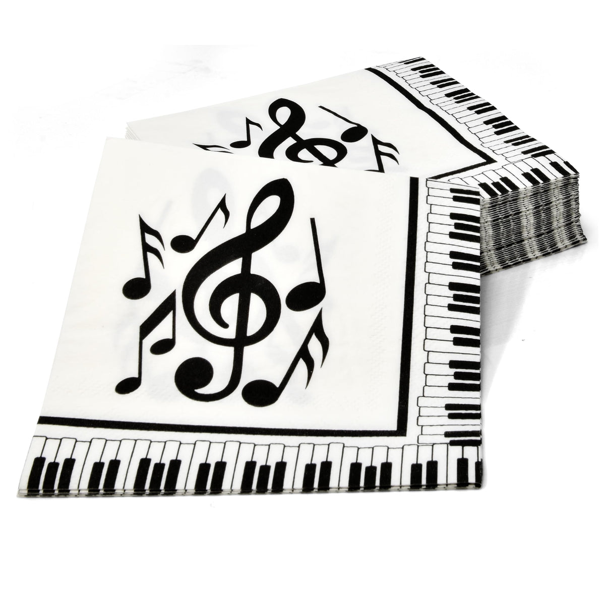 Gift Boutique 3-ply napkins feel thick and absorbent for quick hand drying.