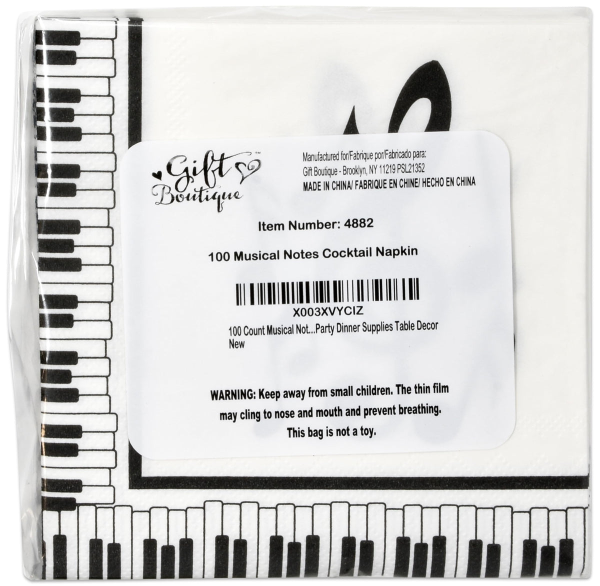 Gift Boutique 50th-anniversary edition napkins suit elegant tea gatherings.