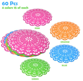 Gift Boutique fiesta place mats orange create lively party ambiance