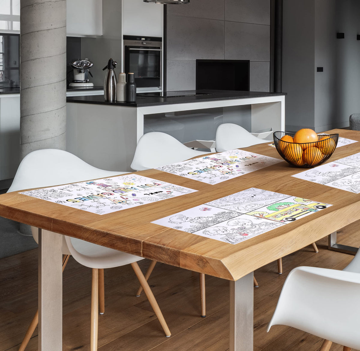 Gift Boutique restaurant activity sheets to entertain young guests.