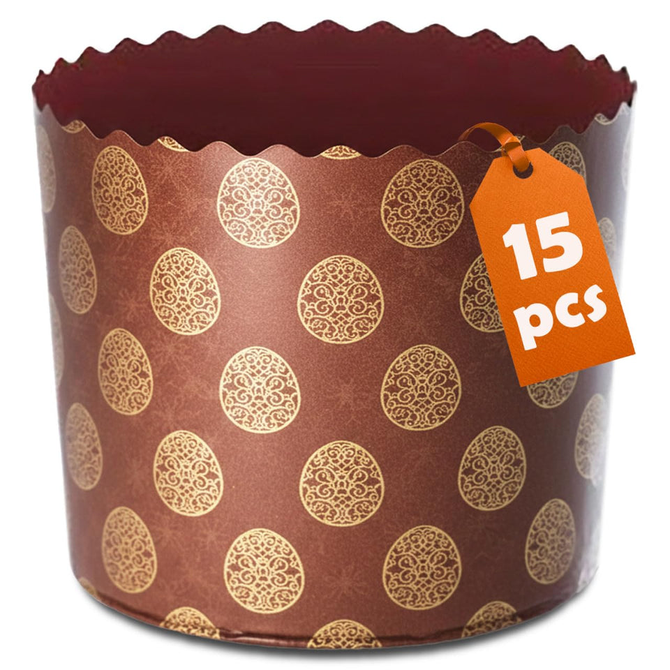 Giftellino 15 oz panettone mold ready for festive baking at home