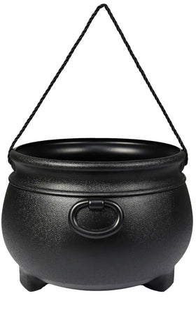 GiftExpress 12-inch black cauldron for Halloween candy and treats