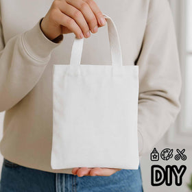 GiftExpress DIY painting use turns the tote into art canvas.