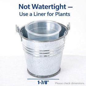 GiftExpress mini bucket party favor doubles as a compact treat holder.
