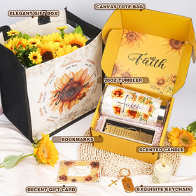 GiftoBi canvas tote bag with sunflower design for versatile everyday carrying