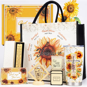 GiftoBi sunflower keychain adds a sunny faith reminder to daily keys