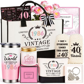 Giftota 1986 tote bag with vintage design, ideal for everyday carry and gifting