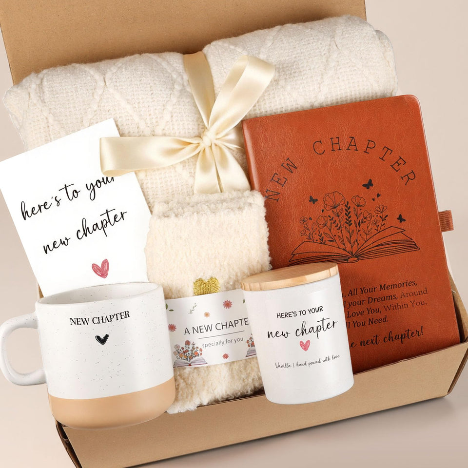 Giftota New Beginnings blanket setup for warm, cozy evenings during transitions
