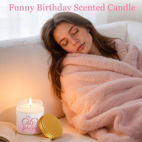Giftota scented candle adds a calming ambiance during celebrations.