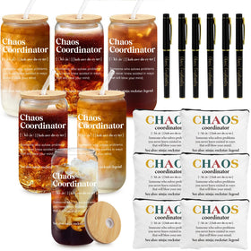 GiftPioneer glass cups 16oz, ideal for drinks and celebrations