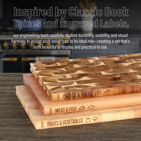 GIGASEO bread-and-cheese board showcases warm grain patterns