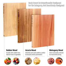 GIGASEO edge grain construction enhances durability and kitchen stability.