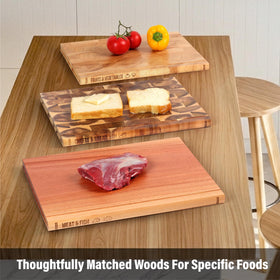 GIGASEO fruits-and-vegetables labeled board for easy prep tasks
