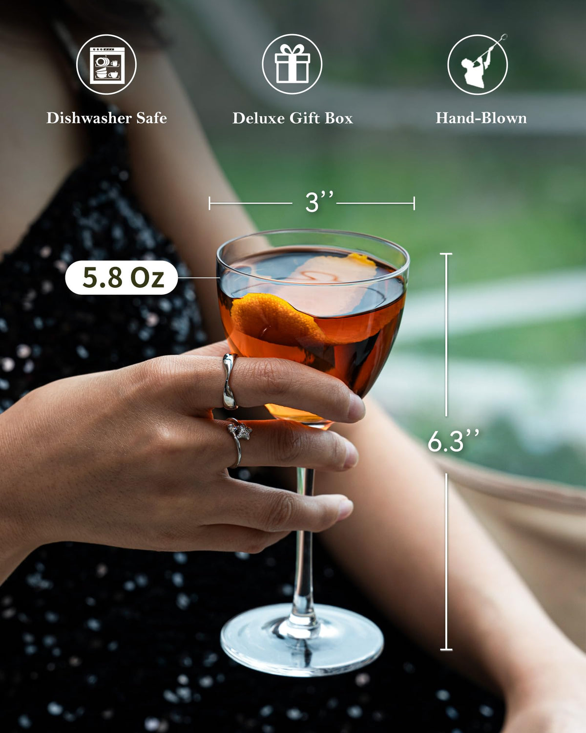 GIHOP glasses with even thickness for durability and clarity