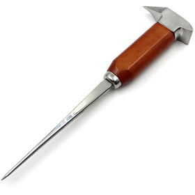 Gihunk ice pick with stainless steel top anvil for precise scoring and cracking ice blocks.