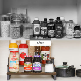 Giikin 3-tier spice rack iron frame legs for stability
