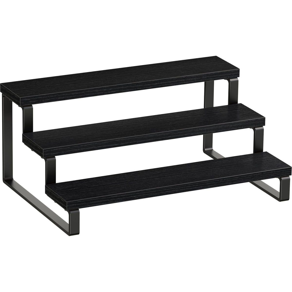 Giikin 3-tier spice rack on countertop keeps spices organized and visible.