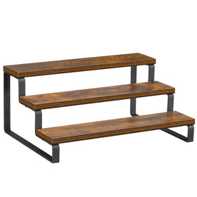 Giikin 3-tier spice rack top view for organized countertop storage