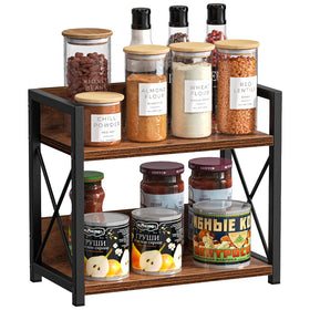 Giikin durable kitchen countertop organizer in a bright morning kitchen setting