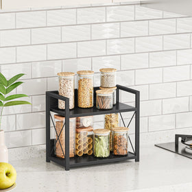 Giikin spice bottle organizer enables easy access and neat jars