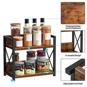 Giikin spice jars on rack close-up demonstrating accessible, organized kitchen workflow