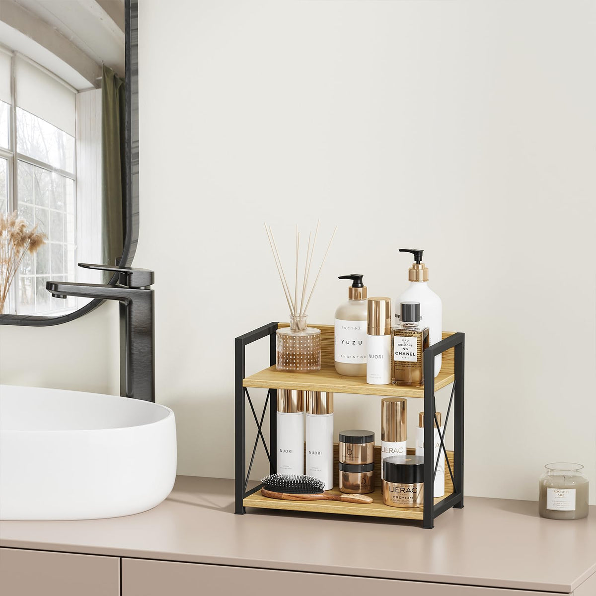 Versatile design works for spices, toiletries, and pantry items.