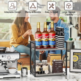 Giikin versatile organizer fits kitchen, bathroom, office, or pantry.