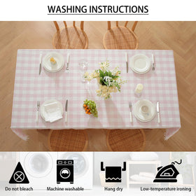 Gillhov table setting pink-white 55x70 showcases versatile decor