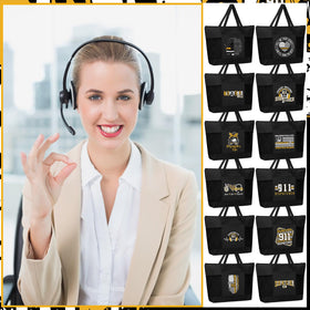 Gilprop 911 dispatch tote bag black color for daily use.